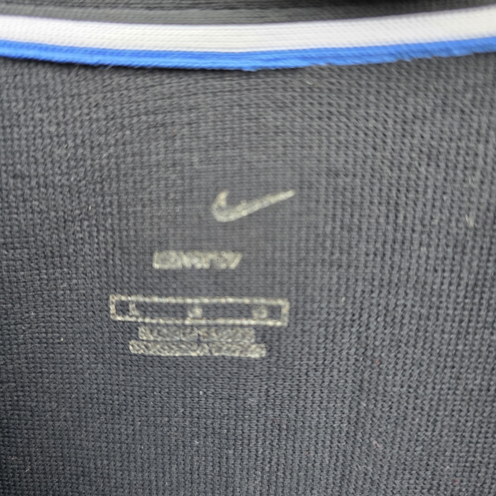 Nike Men's Golf Polo Shirt in Black with Blue Accents, Size Large - Picture 5 of 5